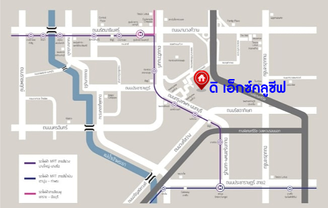 ทาวน์โฮมมือสองนนทบุรี โครงการ ดิเอ็กคลูซีฟ รัชดา-วงศ์สว่าง เนื้อที่กว้าง 24.4 ตร.ว. ฟังก์ชัน 3 ห้องนอน 3 ห้องน้ำ 2 ที่จอดรถ บ้านใหม่ ไม่เคยเข้าอยู่ บนทำเลโซนเมือง เดินทางสะดวก เชื่อมต่อ ถนนวงศ์สว่าง, ถนนติวานนท์, ถนนรัตนาธิเบศร์ ใกล้ทางด่วน "ศรีรัช" และรถไฟฟ้าสายสีม่วง "สถานีแยกติวานนท์"